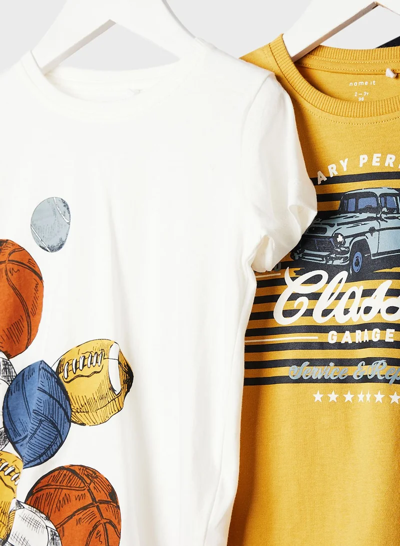 NAME IT Kids 4 Pack Graphic T-Shirt
