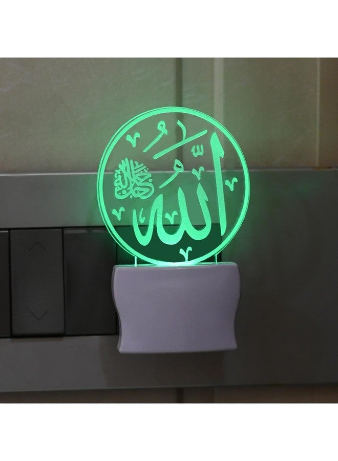 1st Time Acrylic 3D Illusion Effect LED Night Lamp/Light for Home Décor, Self Color Chnaging Dia: 5 X 10 X 5 Cm- L2 - Image 2