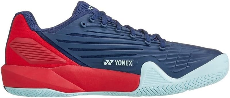 YONEX Men's PC Eclispion 5 AC Tennis Shoes - Dark Blue/Red - Image 4