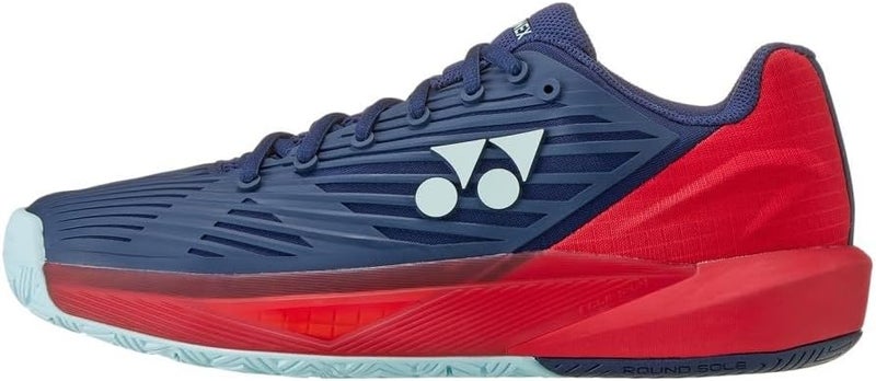 YONEX Men's PC Eclispion 5 AC Tennis Shoes - Dark Blue/Red - Image 3