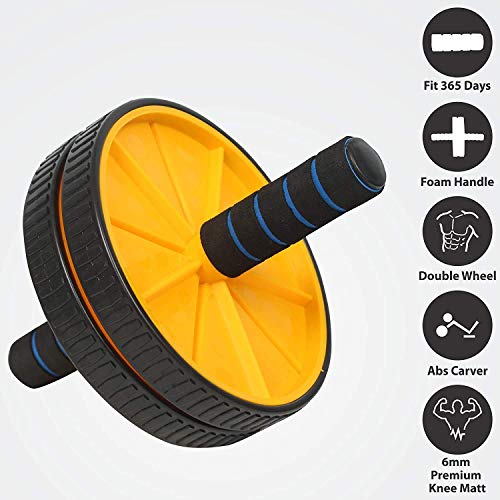 Morikus Wide Ab Roller Wheel for Abs Workouts/Home Gym Abdominal Exercise/Core Workouts for Men and Women - Image 5