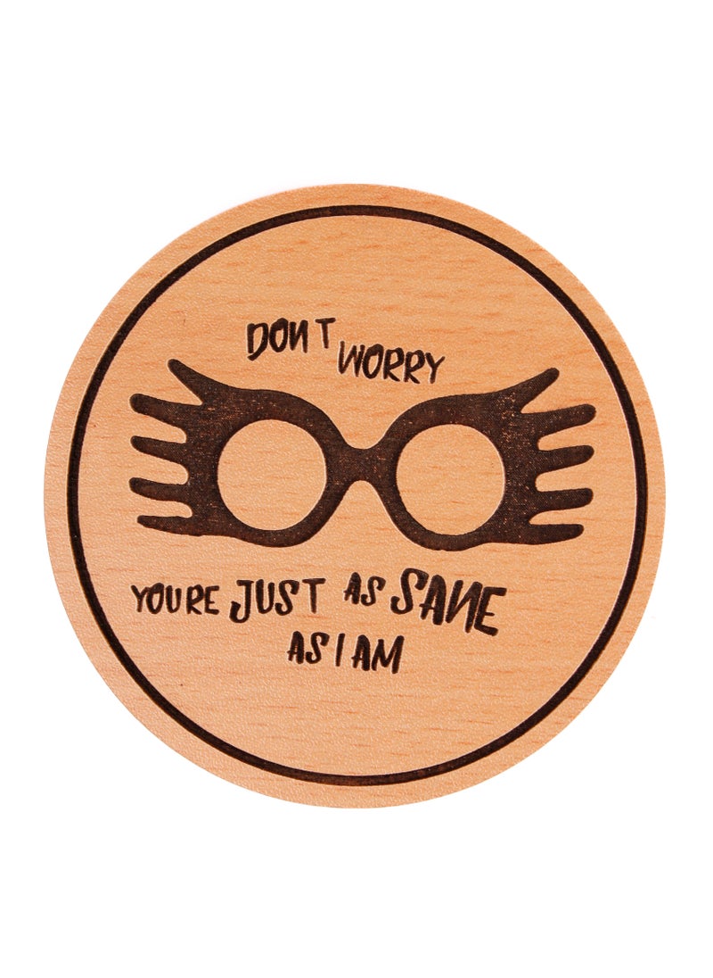 Laser Crafts Laser Crafts Luna Coaster Wood 