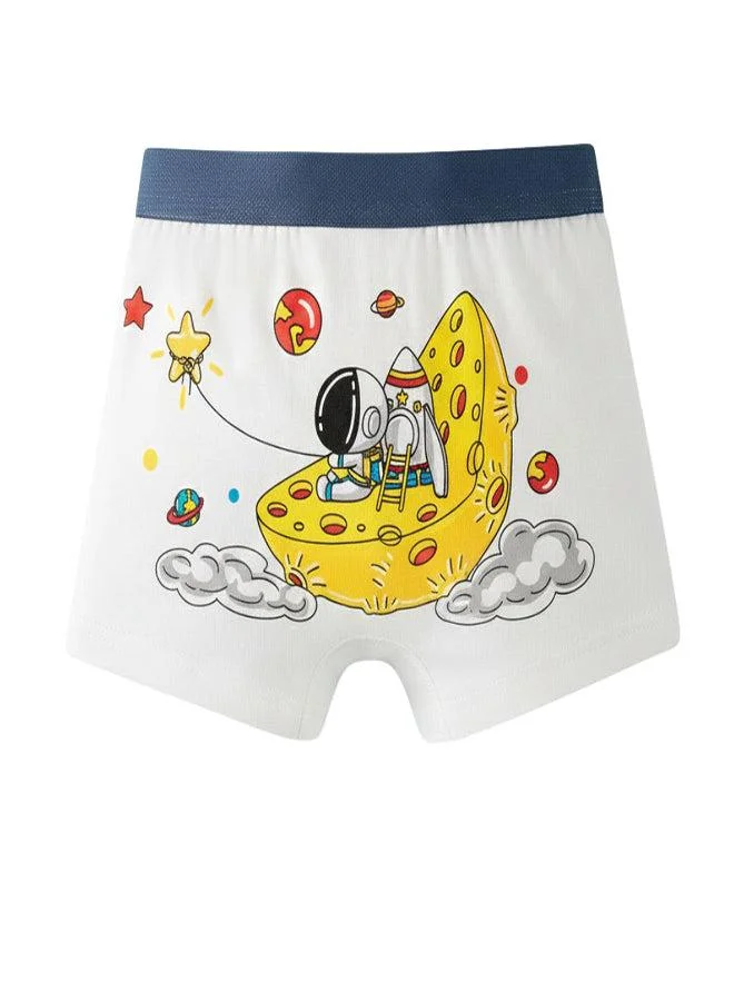 babyqlo Boys Cotton Space Adventure Boxer Pack of 4