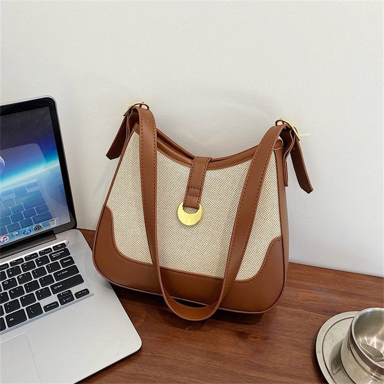 One-Shoulder Casual Canvas Tote Bag Popular Bag 2023 New Large Capacity Oxford Simple Women'S Handbag - Image 4