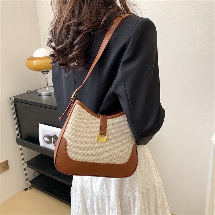 One-Shoulder Casual Canvas Tote Bag Popular Bag 2023 New Large Capacity Oxford Simple Women'S Handbag - Image 2