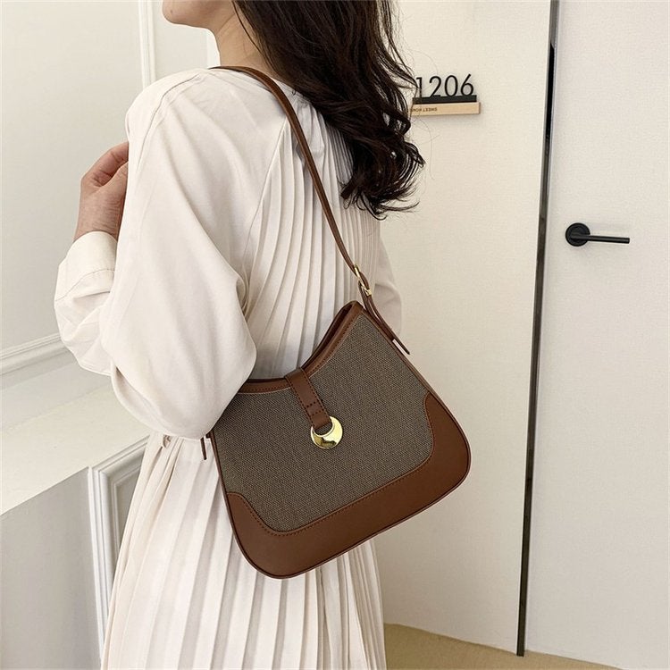 One-Shoulder Casual Canvas Tote Bag Popular Bag 2023 New Large Capacity Oxford Simple Women'S Handbag - Image 3