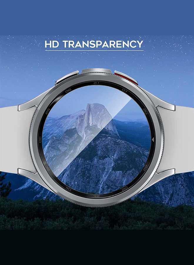 CATANES Samsung Galaxy Watch6 Classic 47mm Screen Protector Waterproof Tempered Glass Screen Protector High-Definition Transparent Film Hydrophobic and Oleophobic Screen - Image 2