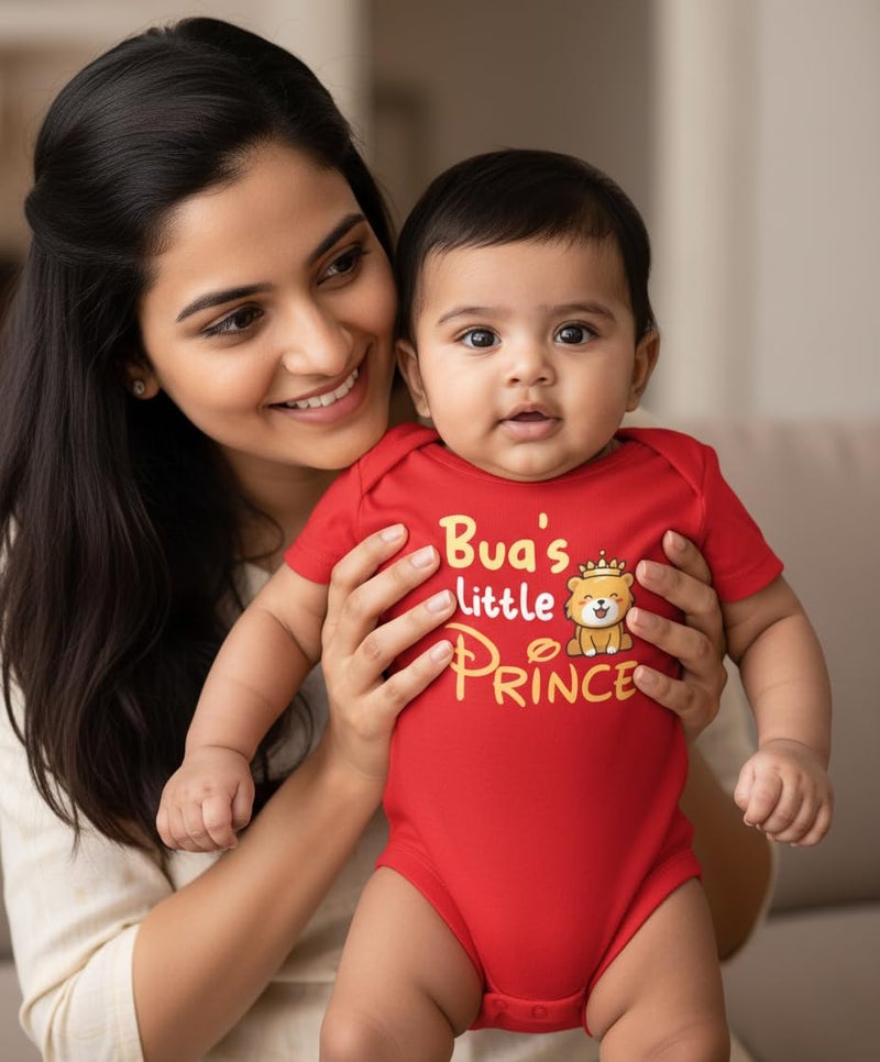 Baby Buzz "Bua's Little Prince Newborn Baby Clothes for Boy, Girl | 100% Cotton Romper Dress | Baby Gifts, 0-3 Months - Image 2