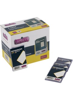 Lamiess T-101 V Pp Plastic Card Protector 100's 