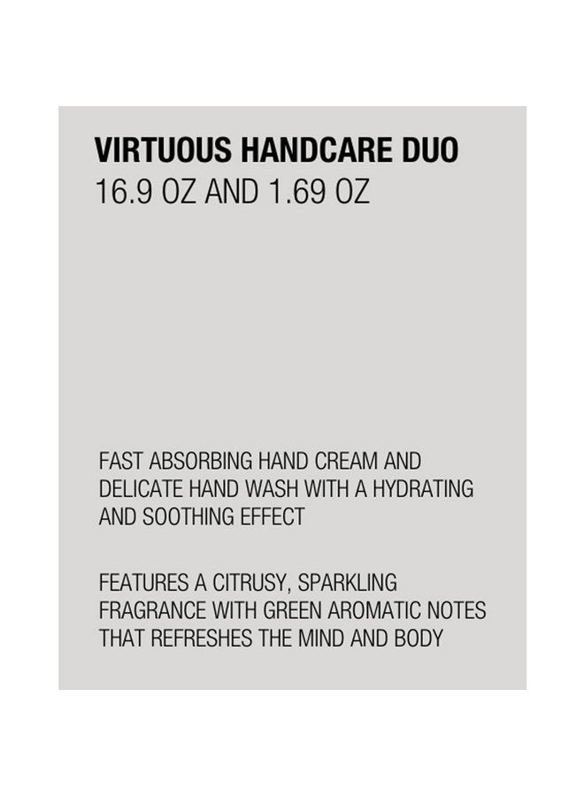 PREVIA Virtuous Soap Set - Soothing Hand Wash (16.9 oz) & Hydrating Hand Cream (1.7 oz), Nourishing Skincare Duo with Lavender & Geranium, Vegan & Natural Ingredients - Image 4