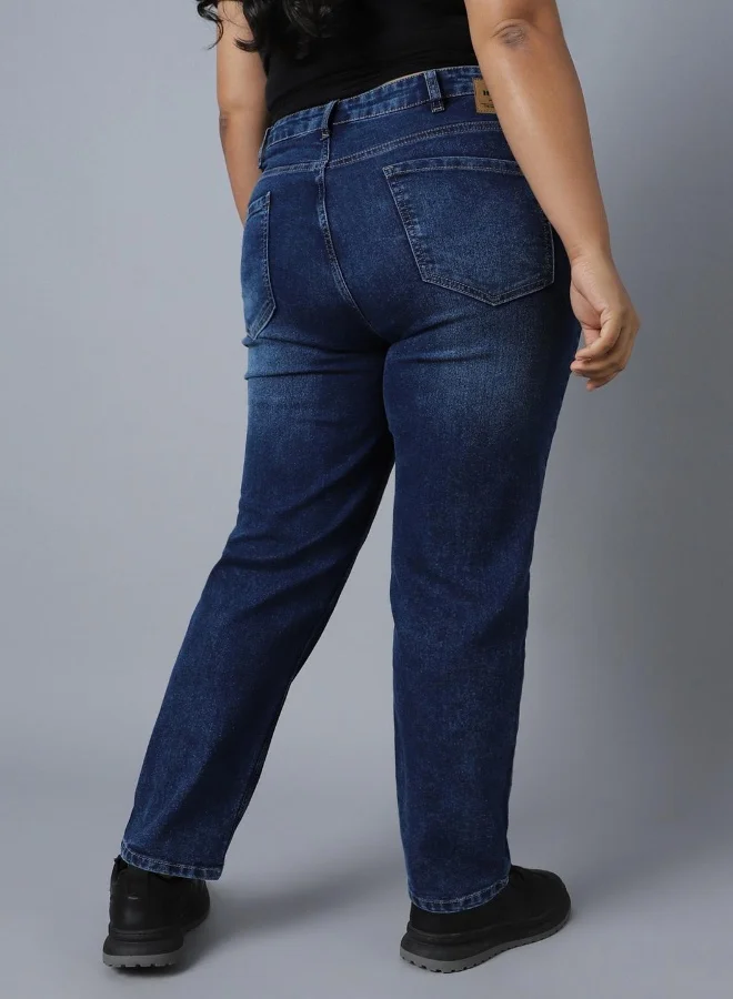 HIGH STAR  Women Indigo Jeans for Women | Best Price UAE