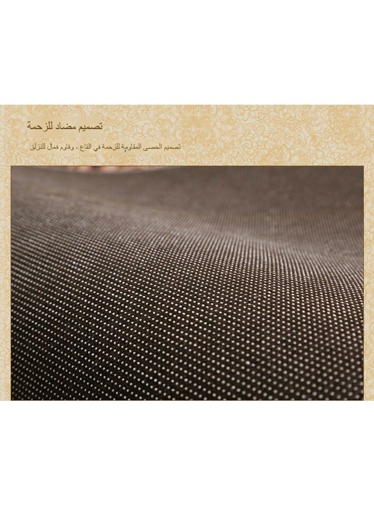 آنا سجادة منطقة من الفيسكوز بجودة عالية مقاومة للانزلاق للاستخدام المنزلي - Image 3