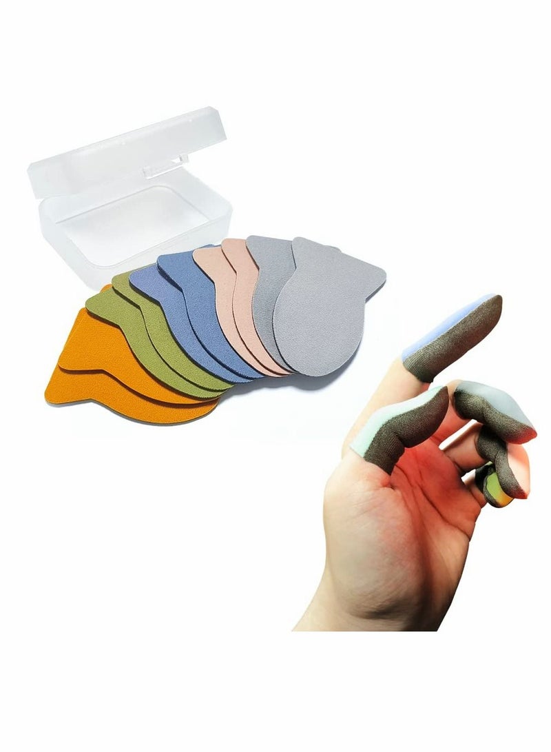 Gaming Finger Sleeves, Mobile Phone Gaming Finger Sleeves for PUBG Breathable Fingertips Sweatproof Anti-Slip Fingertip Cover Thumb Gloves,for All Touchscreen Devices,10 Piece - Image 1