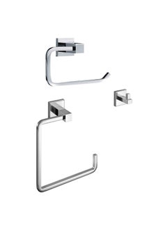 Loquat Stainless Steel Simple Towel Ring Set of 3 