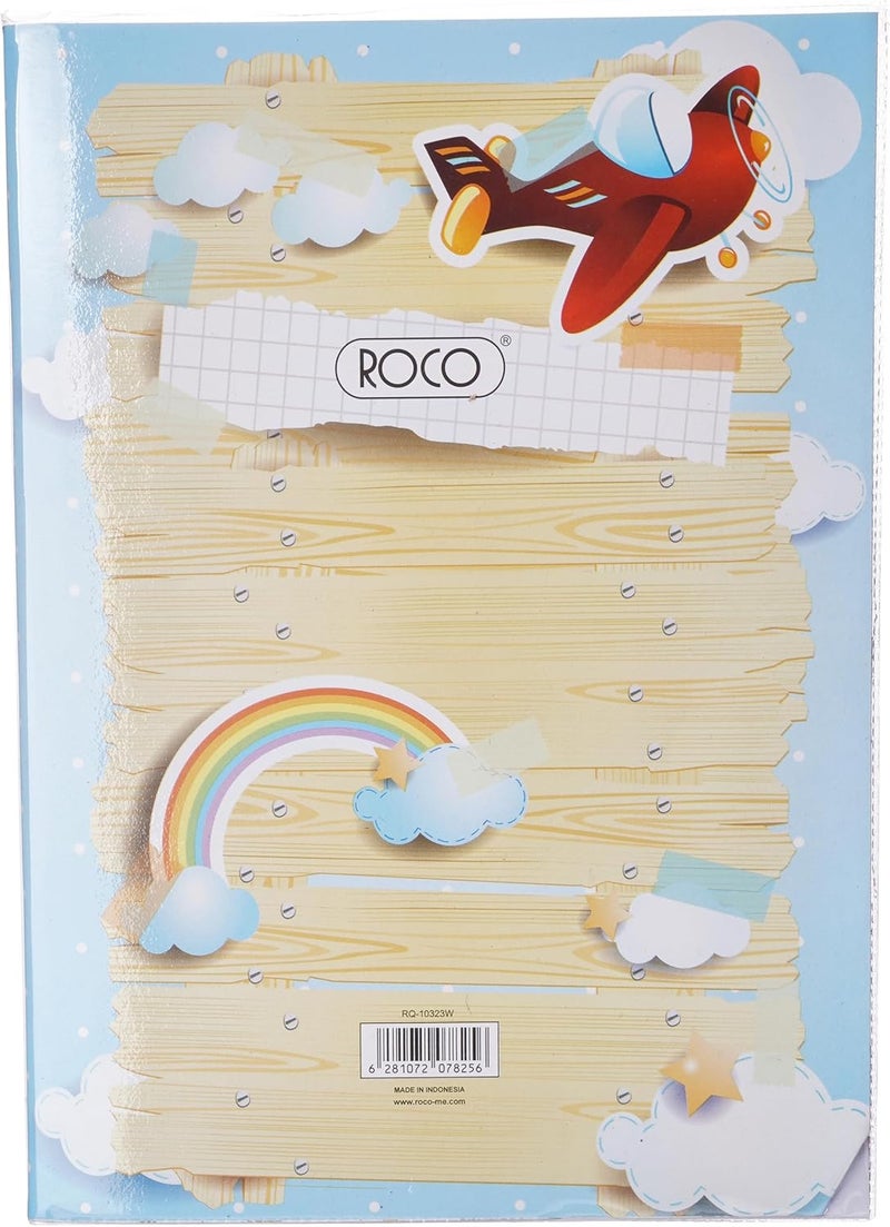 ROCO Rq-10323W School A5 Square Notebook, 80 Sheet - Image 3