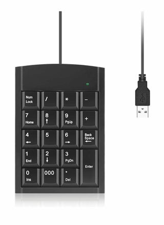 Number Pad, 19-key Portable Wired Numeric Keypad, Keyboard Extensions with Multiple Shortcuts for Laptop Desktop PC Notebook - pzsku/ZA489DFD1B61A631C60F7Z/45/_/1698650820/c7644ed5-b4e1-4063-ba64-c3c1ecb25a7d
