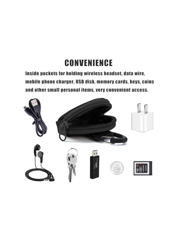 Oasisgalore Coin Pouch, Small Coin Purse Keychain,Little Change Wallet, Wireless Headset Pack.  - Image 5