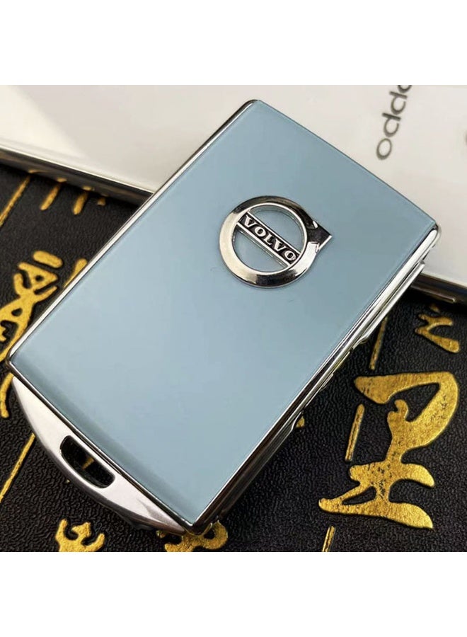 Volvo Genuine leather car key protective case suitable for Volvo xc40xc60xc90s60s90 car key shell case - Image 1