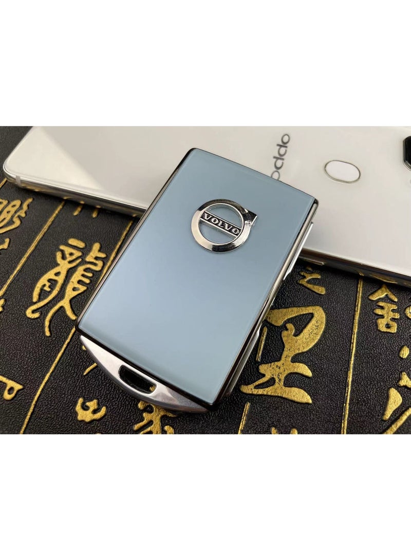 Volvo Genuine leather car key protective case suitable for Volvo xc40xc60xc90s60s90 car key shell case - Image 2
