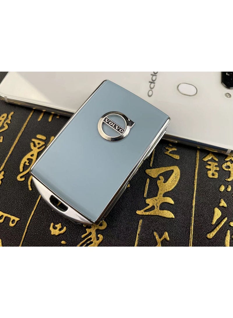 Volvo Genuine leather car key protective case suitable for Volvo xc40xc60xc90s60s90 car key shell case - Image 3