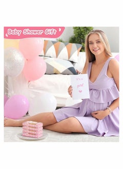 Y&D 6 Pieces Bottle Opener Baby Shower Favor For Guest, Cute Souvenirs with Footprints Neutral Decoration Gender Reveal Party Supplies for Boy Girl (Pink)  - Image 4