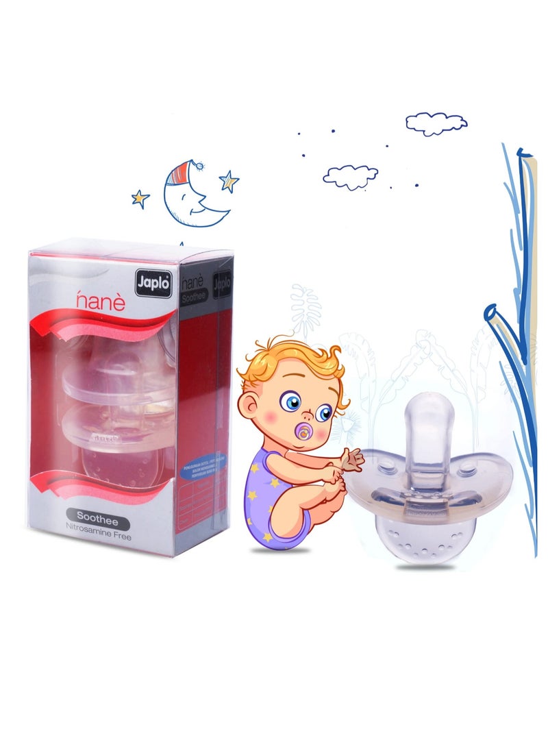 Japlo Japlo Nana silicon soother PBA and nitrosamine free (  pacifier with cover )  - Image 1