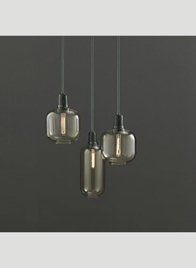 MAAC HOME MAAC Home Coreopsis - Amp Glass Lamp Modern Decorative Stylish Elegant Contemporary Minimalist Pendant Lamp for Bedroom, Living Room, Office, Home Decor  - Image 3
