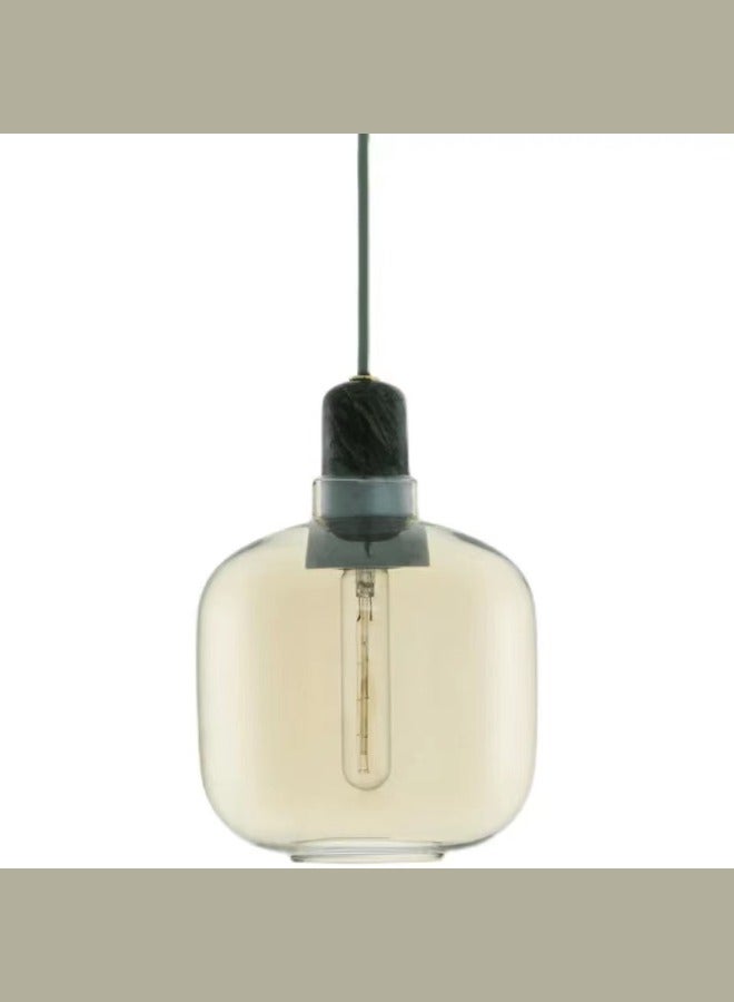 MAAC HOME MAAC Home Coreopsis - Amp Glass Lamp Modern Decorative Stylish Elegant Contemporary Minimalist Pendant Lamp for Bedroom, Living Room, Office, Home Decor  - Image 4