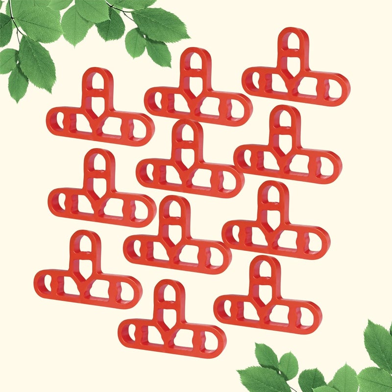 JINYO Red Color 10mm 3/8 inch Thin Brick Veneer Spacer Concrete Americana Classic Red Brick Spacer Old Mill Wall Spacer Brick Panels Spacer Clips Bricklaying Tools Clips Thick Tile Spacer - Image 5