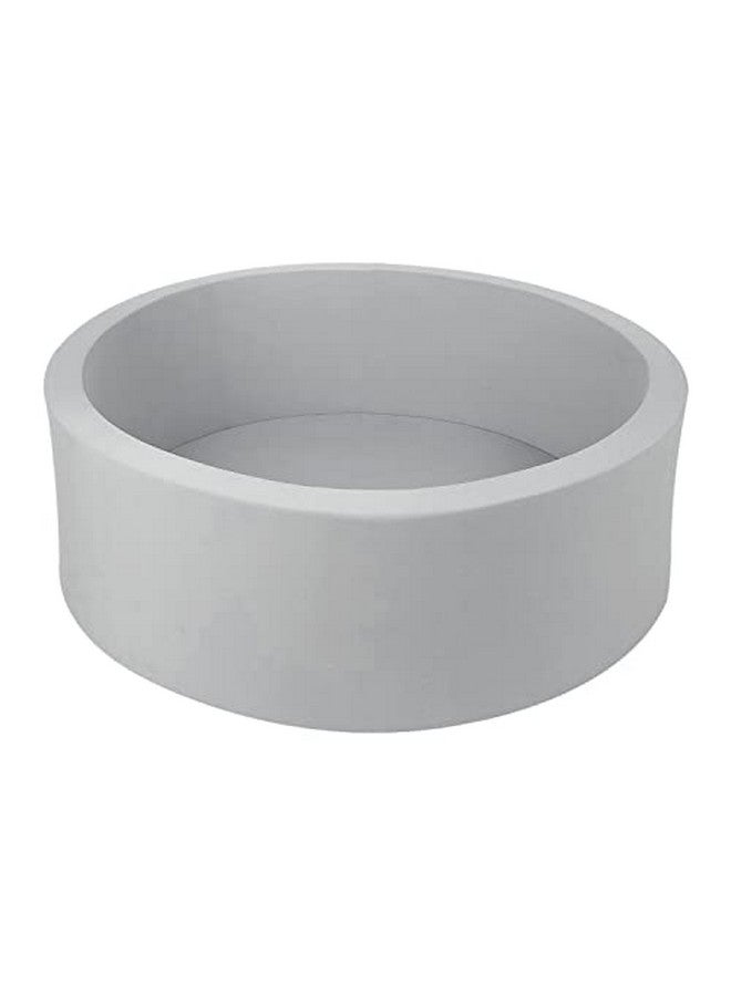 TRENDBOX Soft Memory Foam Ball Pit Sponge Indoor Round Ball Pit For Toddler Children Light Gray - Image 1