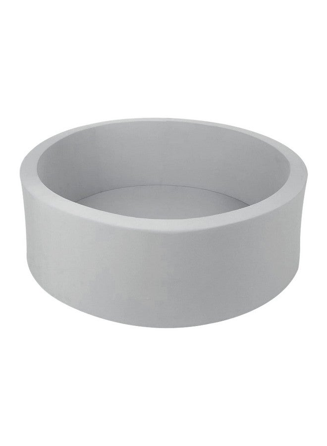 TRENDBOX Soft Memory Foam Ball Pit Sponge Indoor Round Ball Pit For Toddler Children Light Gray - Image 2