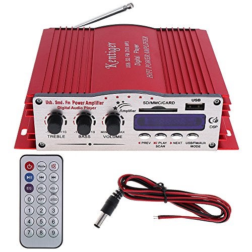ePathChina Car Stereo Amplifier Digital Player 12V Hi-Fi Support USB/SD/FM/MMC/DVD / MP3 Input - Image 1