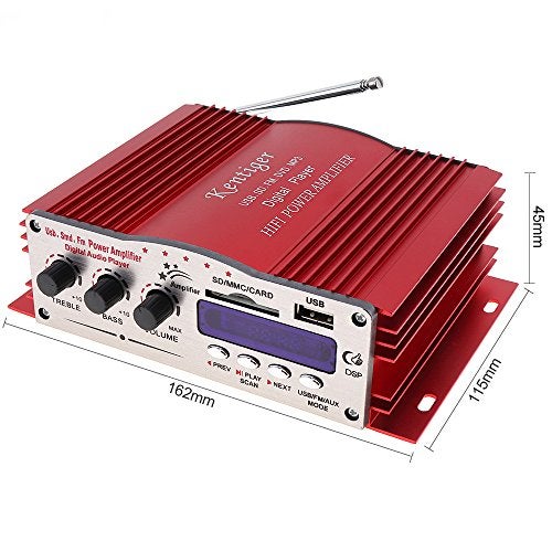 ePathChina Car Stereo Amplifier Digital Player 12V Hi-Fi Support USB/SD/FM/MMC/DVD / MP3 Input - Image 4