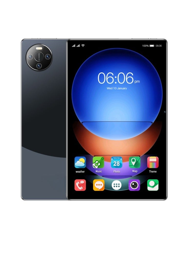 AROAQ E60 Pro Tablet, 4GB RAM 32GB ROM Dual Band Wifi Pad, Lightweight And Portable Reading Tablet, Easy To Carry Durable Android Tablet With Ten Core Processor, (Black) - Image 1