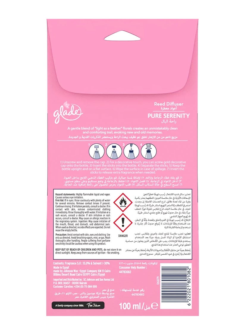 Glade Reed Diffuser Pure Serenity 100 ml - Image 2