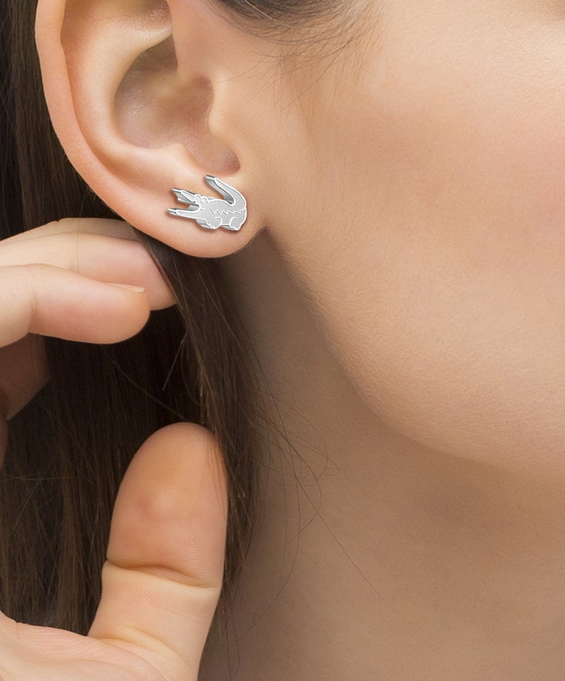 LACOSTE Crile Crocodile Stud Earring - 2040050 - Image 3