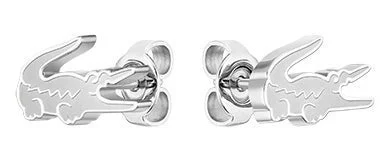 LACOSTE Crocodile Collection Stud Earrings For Women With Crocodile Shape - 2040050