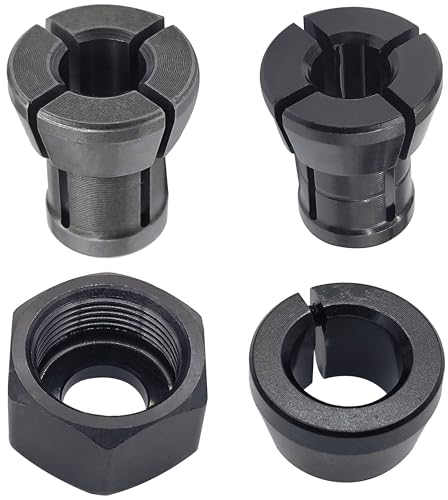 VIGORVIL 763637-1 Collet Kit Fits for MakIta 1/4" 6.35mm Router Replace parts - Image 1