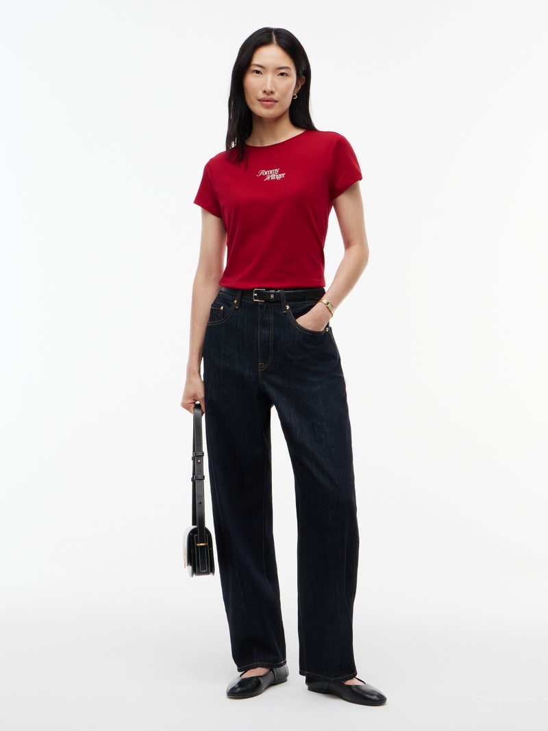 TOMMY HILFIGER Slim T-shirt with TH logo - Image 4