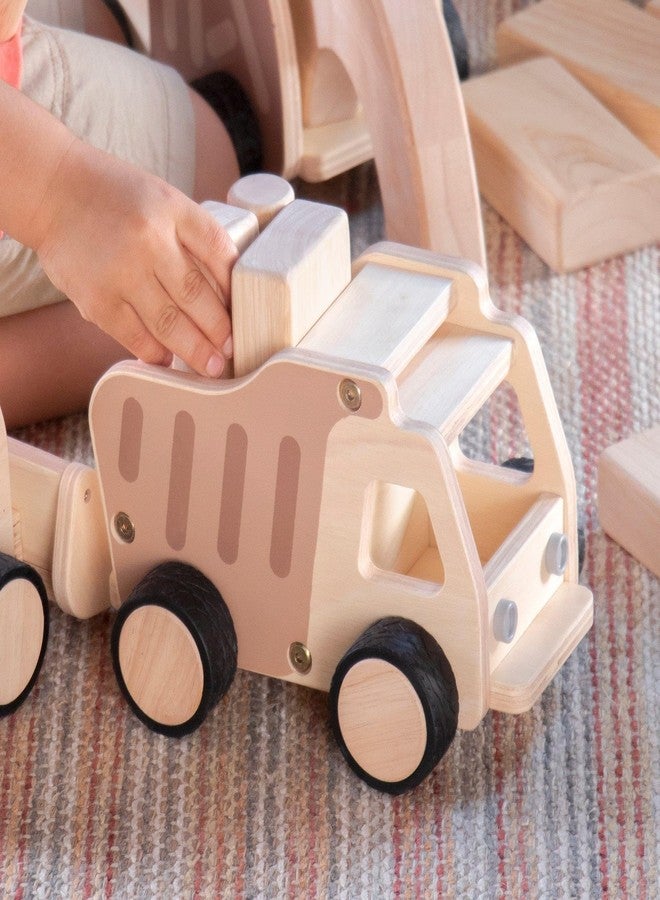 Guidecraft Wooden Dump Truck: Vehicle Play Set, Kids Learning and Educational Dramatic Play Toy - Image 4