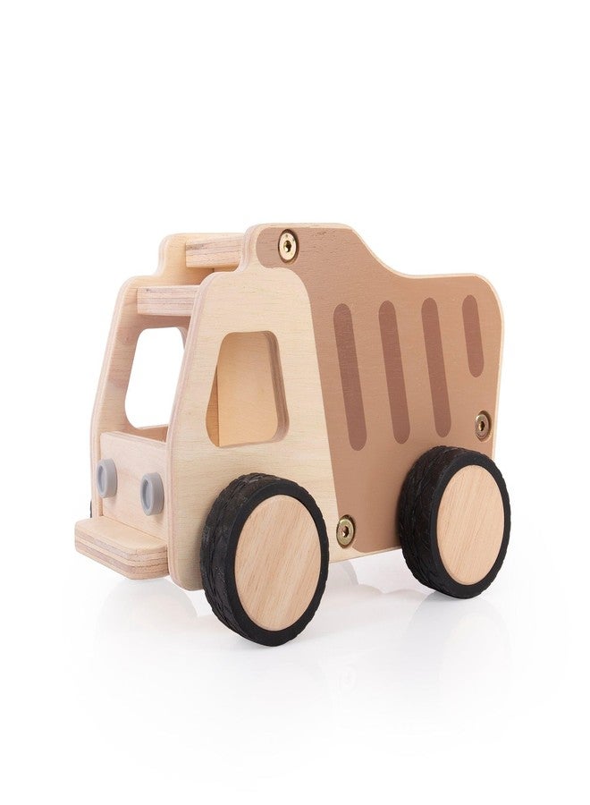 Guidecraft Wooden Dump Truck: Vehicle Play Set, Kids Learning and Educational Dramatic Play Toy - Image 2