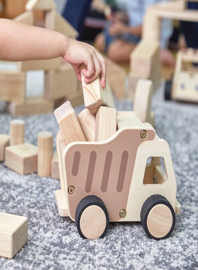 Guidecraft Wooden Dump Truck: Vehicle Play Set, Kids Learning and Educational Dramatic Play Toy - Image 5