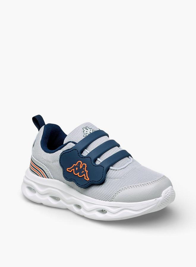 Kappa Low Top Sneakers With Hook & Loop Closure, Light-Up - Image 2