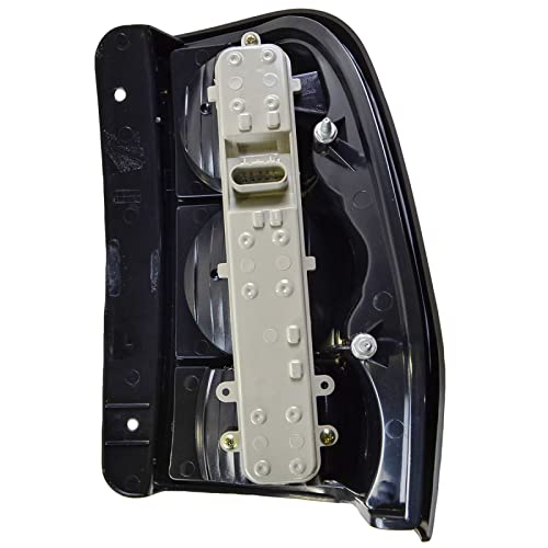 TRQ Left Rear Tail Light Assembly Drivers Side Compatible with 2002-2009 Chevrolet Trailblazer 2002-2006 Trailblazer EXT GM2800150 - Image 3