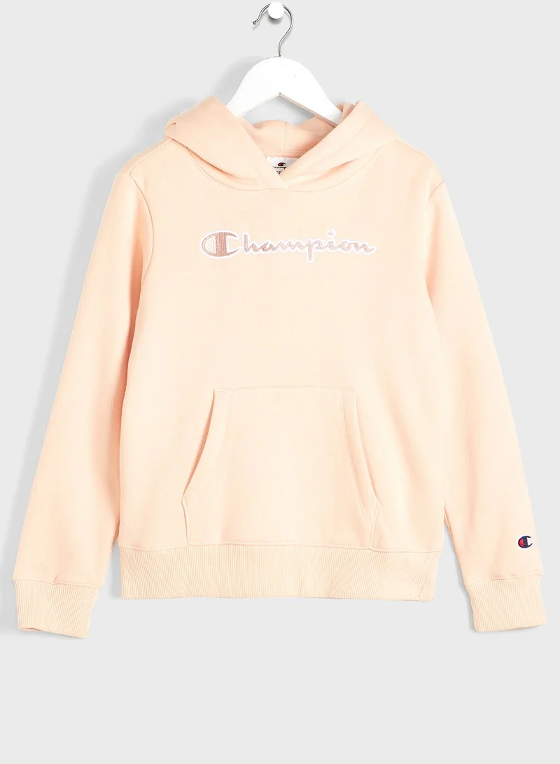 Champion Youth Logo Hoodie