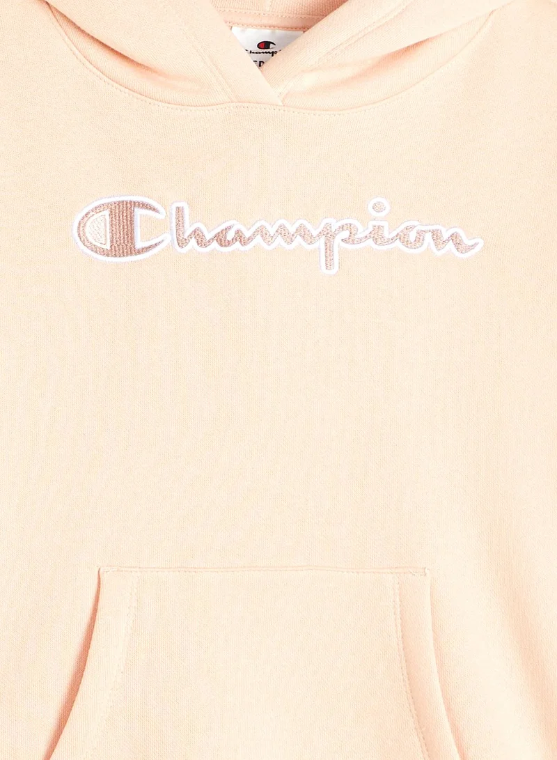 Champion Youth Logo Hoodie