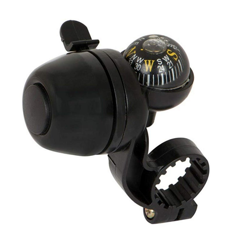FASTPED® Plastic Bicycle Navigation Bike Compass and Handlebar Bell (Black) - Image 5