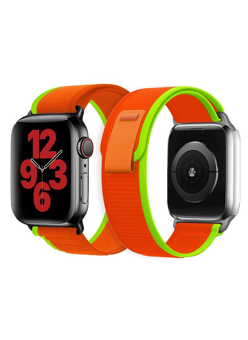 Generic Apple Watch Strap 38mm 40mm 41mm Band Trail Loop Stretchy Soft Nylon Band Adjustable Sports Strap for Apple Watch Series 7/SE/6/5/4/3/2/1  - Image 1