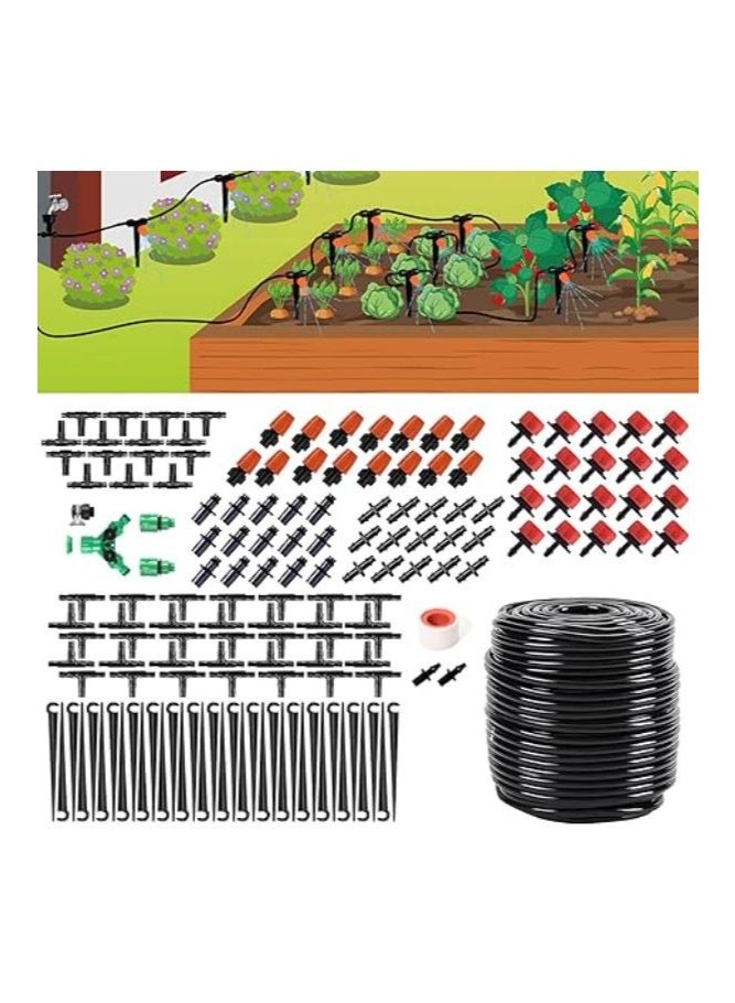 Eoptify 130 FT Automatic Drip Irrigation Kit – Water-Saving System for Indoor & Outdoor Gardening, Ideal for Plants, Gardens, Greenhouses, and Lawns - Image 1
