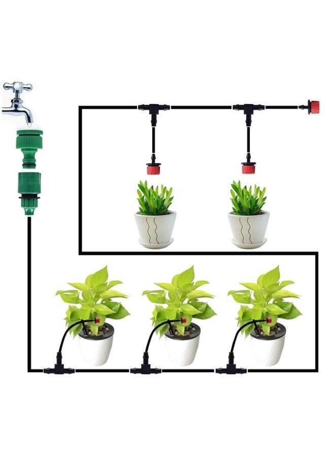 Eoptify 130 FT Automatic Drip Irrigation Kit – Water-Saving System for Indoor & Outdoor Gardening, Ideal for Plants, Gardens, Greenhouses, and Lawns - Image 4